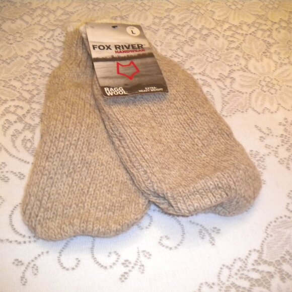 NWT Fox River Extra Heavy Ragg Wool Mitten Unisex Size L - Picture 4 of 4